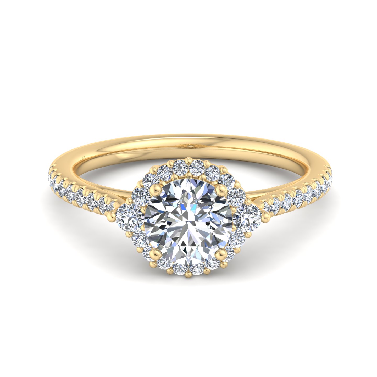 Hannah Diamond Halo Engagement Ring